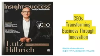 ceos transforming business through innovation