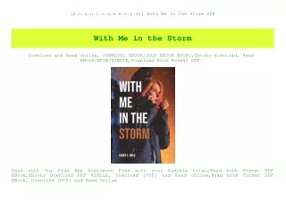 d o w n l o a d r e a d with me in the storm pdf