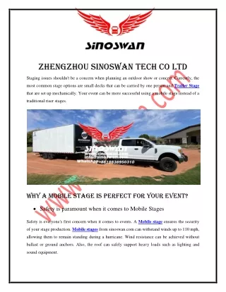 Trailer Stage - Sinoswan.com