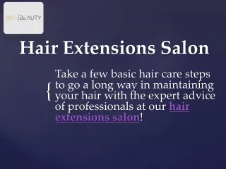 Hair Extensions Salon