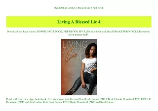 ReadOnline Living A Blessed Lie 4 Full Book
