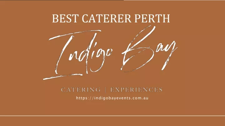 best caterer perth