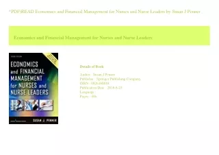 *PDF)READ Economics and Financial Management for Nurses and Nurse Leaders  b