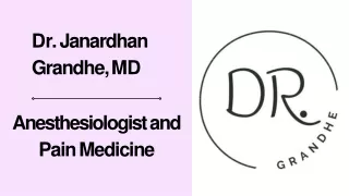 Dr. Janardhan Rao Grandhe, MD, Anesthesiologist