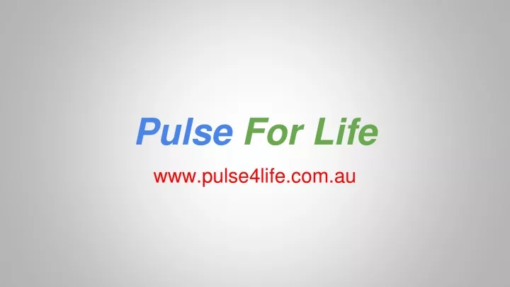 pulse for life