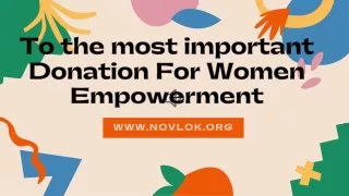 Women Empowerment || Best NGO in India || Nukkad Natak Programs || Novlok.org