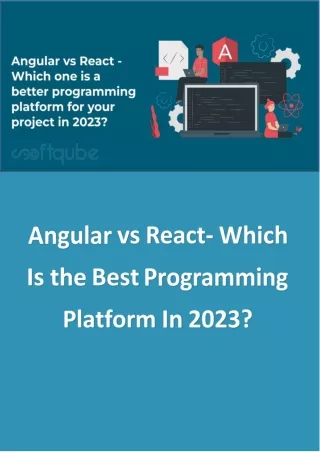 Which is Best programming platform AngularJS or React JS in year 2023
