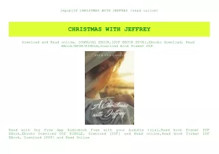 [epub]$$ CHRISTMAS WITH JEFFREY {read online}