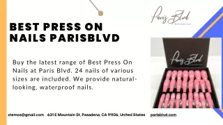 best press on nails parisblvd