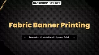 Fabric Banner Printing