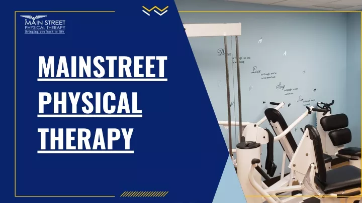 mainstreet physical therapy