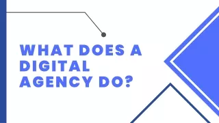 What Does a Digital Agency Do