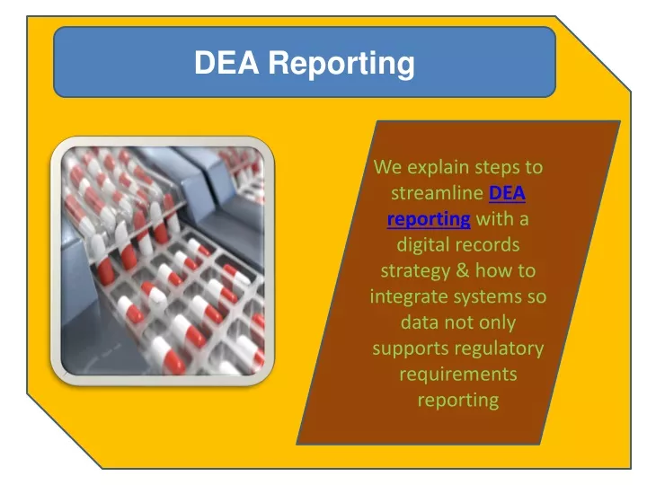 dea reporting
