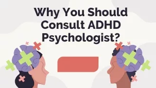 why you should consult adhd psychologist
