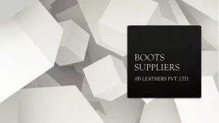 BOOTS SUPPLIERS
