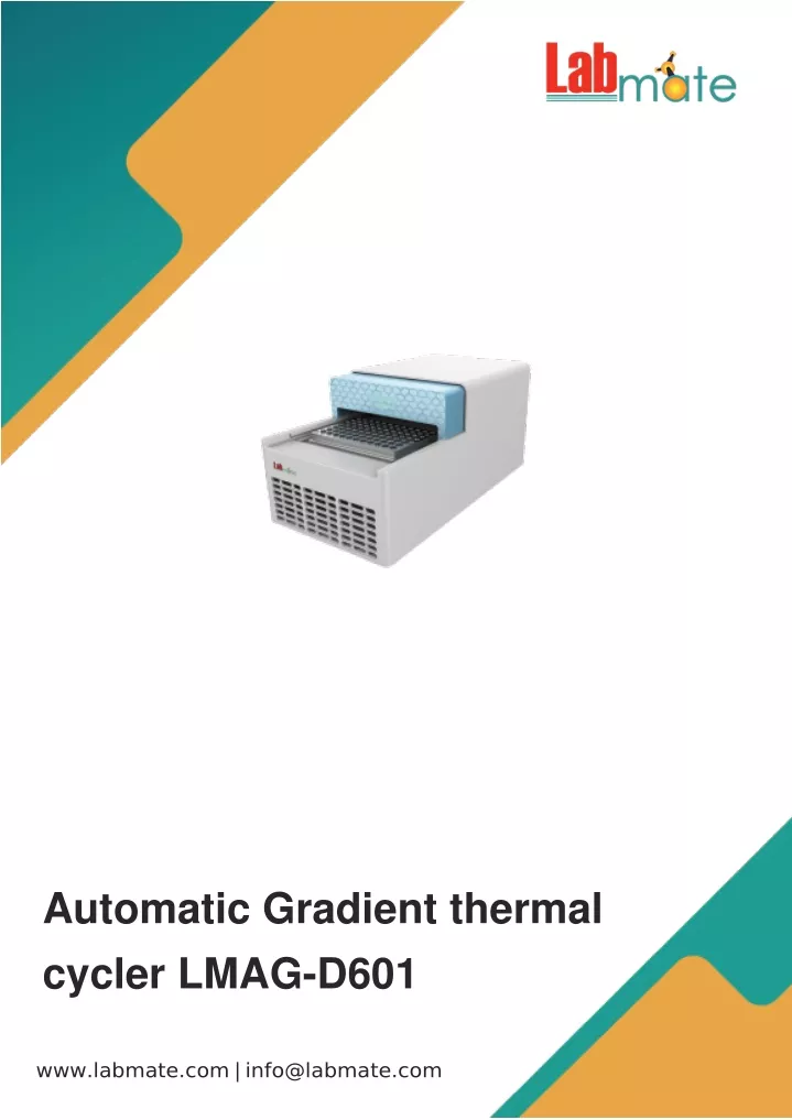 automatic gradient thermal cycler lmag d601