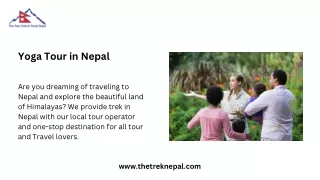 Yoga Tour in Nepal