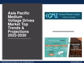 Asia Pacific Medium Voltage Drives Market PPT
