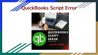 Resolve Quickbooks Script Error