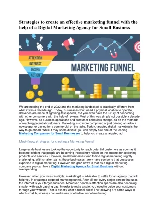 Must-Know strategies for creating a Marketing Funnel