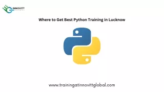 Python training in Lucknow