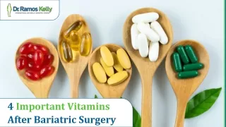 Vitamins: Importance After Bariatric Surgery