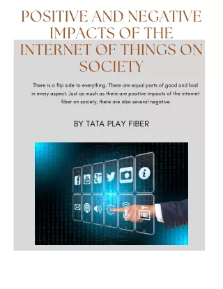 positive and negative impacts of the internet