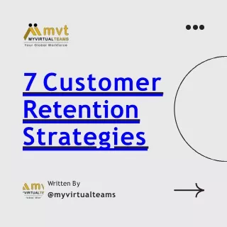 Best Customer Retention Strategies - My Virtual Teams
