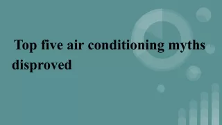 AC Repair In Bangalore