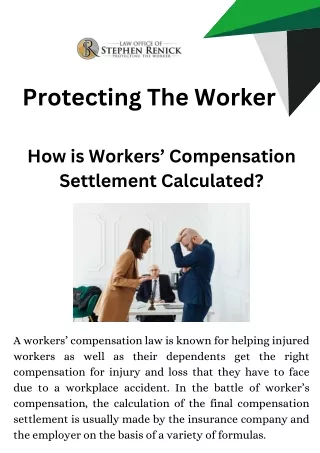 How is Workers’ Compensation Settlement Calculated