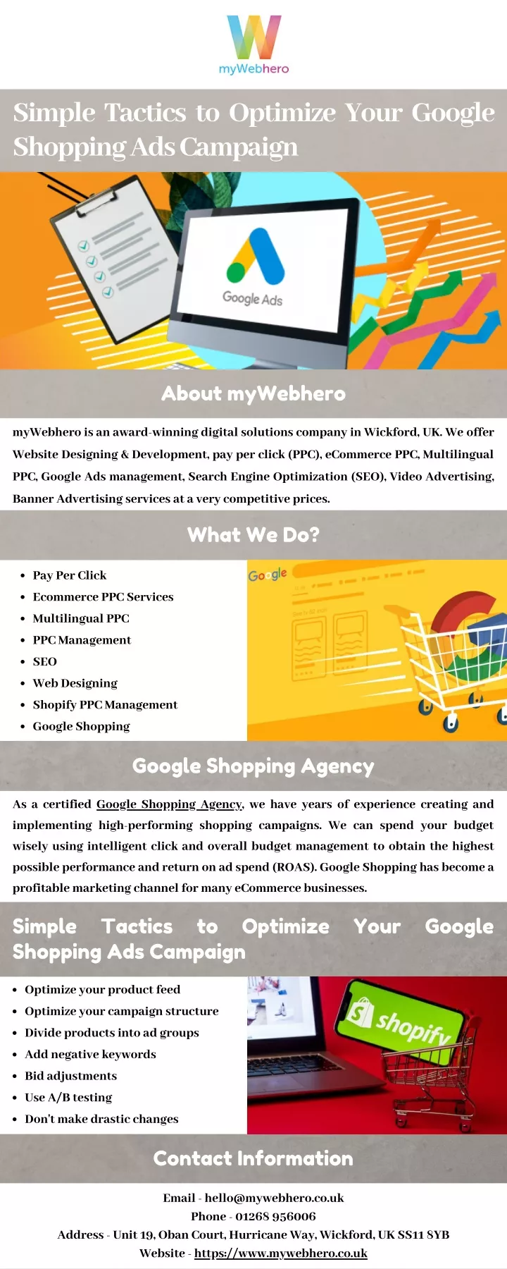 simple tactics to optimize your google shopping