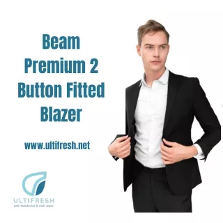 Buy Beam Premium 2 Button Fitted Blazer Online
