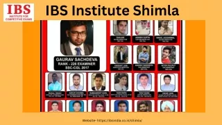 IBS Institute Shimla