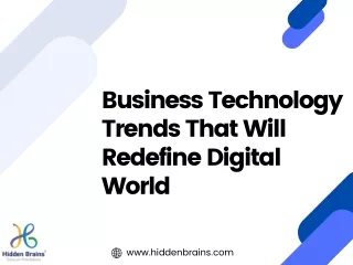 Top Business Technology Trends