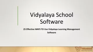 vidyalaya school software