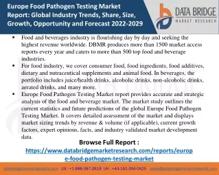 Europe Food Pathogen Testing Market