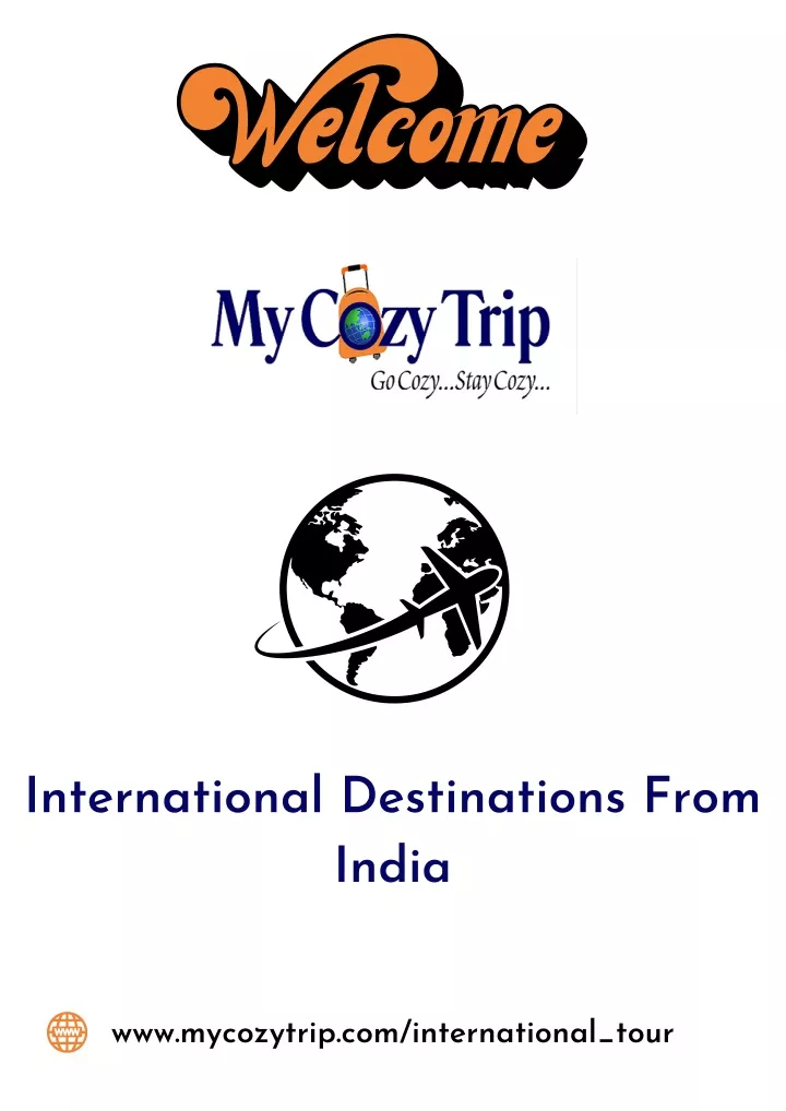 international destinations from india