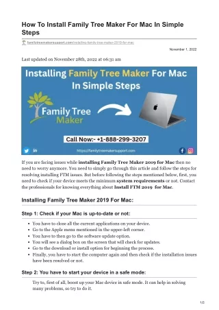 how to install family tree maker