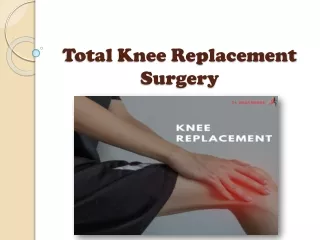 total knee replacement surgery