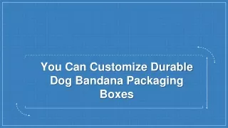 Custom Bandana Packaging Whoelsale