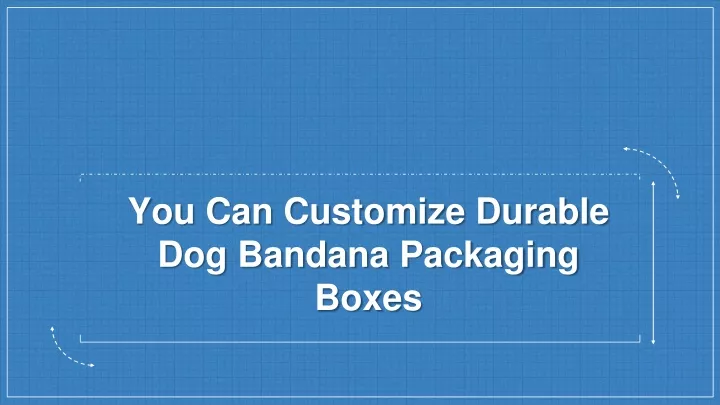 you can customize durable dog bandana packaging