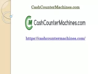 cashcountermachines com