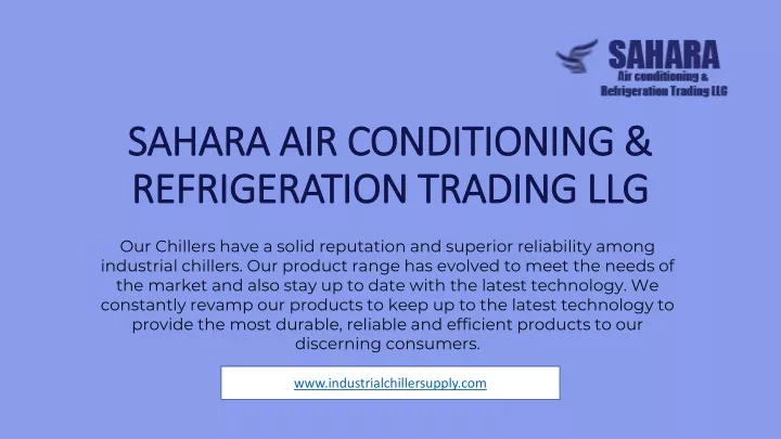 sahara air conditioning refrigeration trading llg