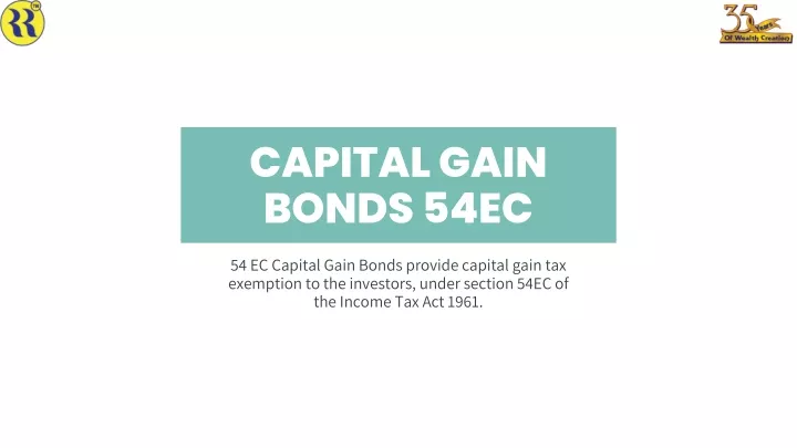 capital gain bonds 54ec