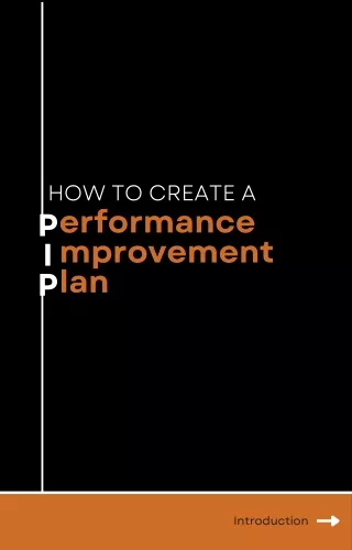 How to Create a Performance Improvement Plan