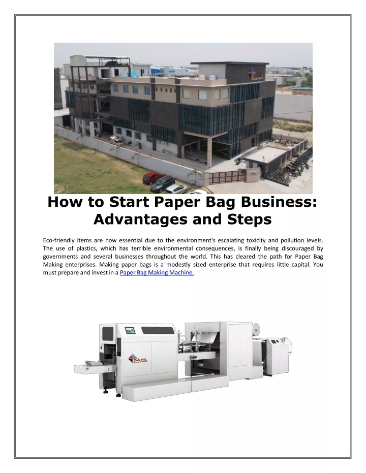 how to start paper bag business advantages and steps