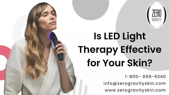is led light therapy effective for your skin