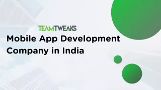 mobile app development company in india