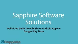 sapphire software solutions