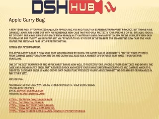 apple carry bag